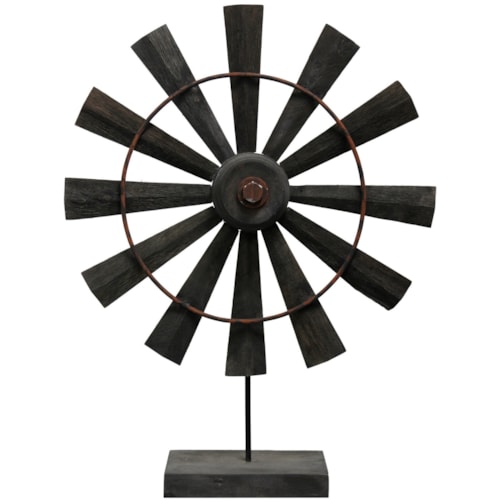Coffee Windmill Wooden Sculpture