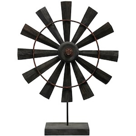 Coffee Windmill Wooden Sculpture