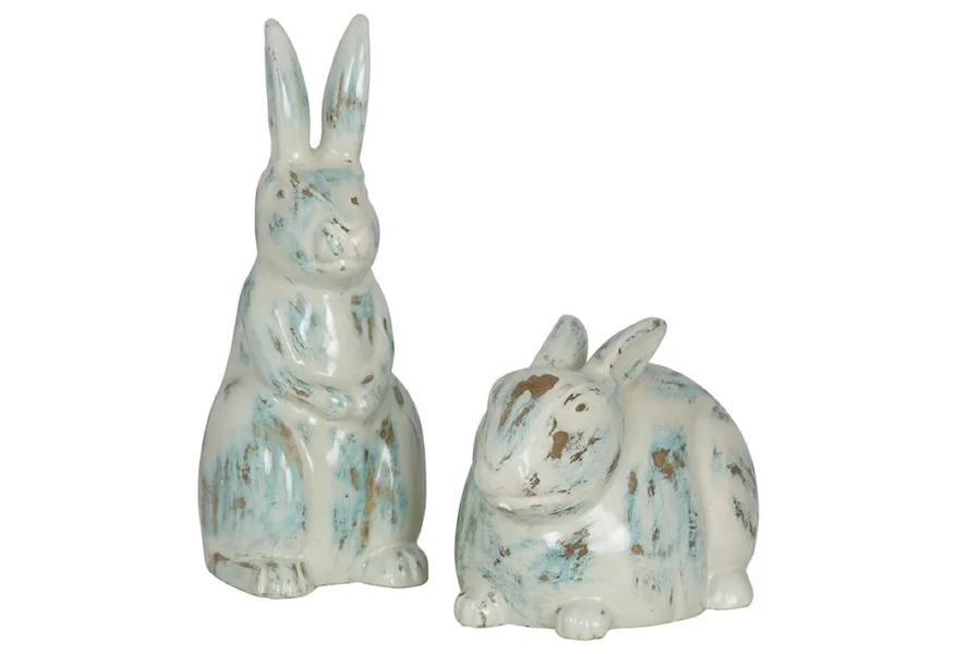 Accessories Rabbit Figurines by StyleCraft at Alison Craig Home Furnishings