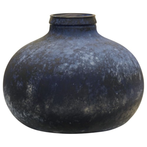 Frosted Recycled Glass Vase