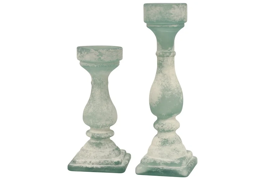 Accessories Set Of 2 Candle Holders by StyleCraft at Weinberger's Furniture
