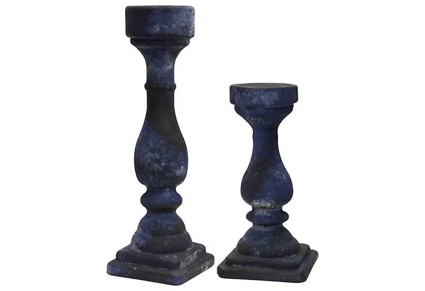 Accessories Set of Two Candle Holders by StyleCraft at Weinberger's Furniture