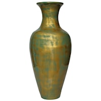 Hand-painted Spun Bamboo Vase