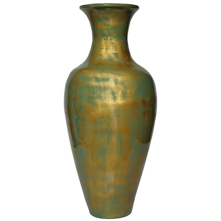 Hand-painted Spun Bamboo Vase