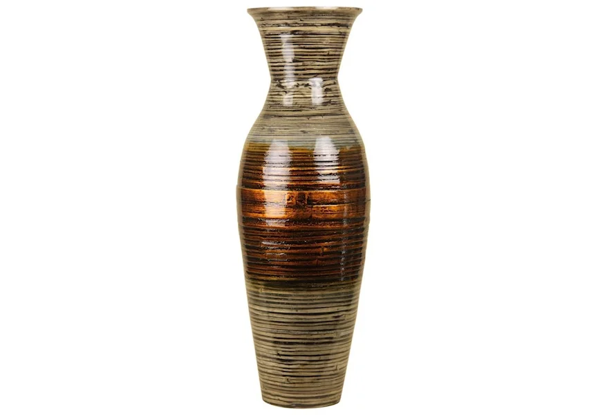 Accessories Bamboo Vase by StyleCraft at Alison Craig Home Furnishings