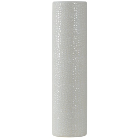White Stoneware Vase