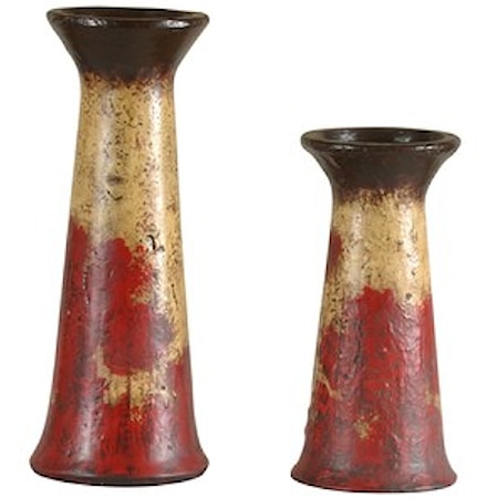 2 Piece Set of Candle Holders