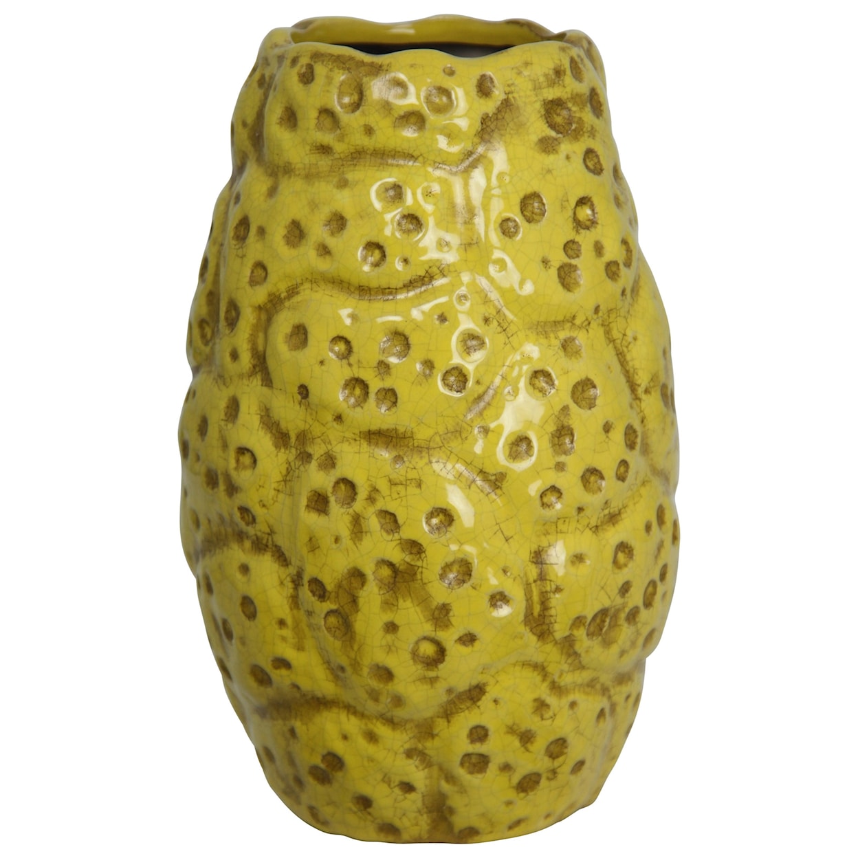 StyleCraft Accessories Small Yellow Vase