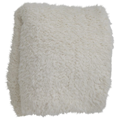 Oversized Faux Fur Throw Blanket