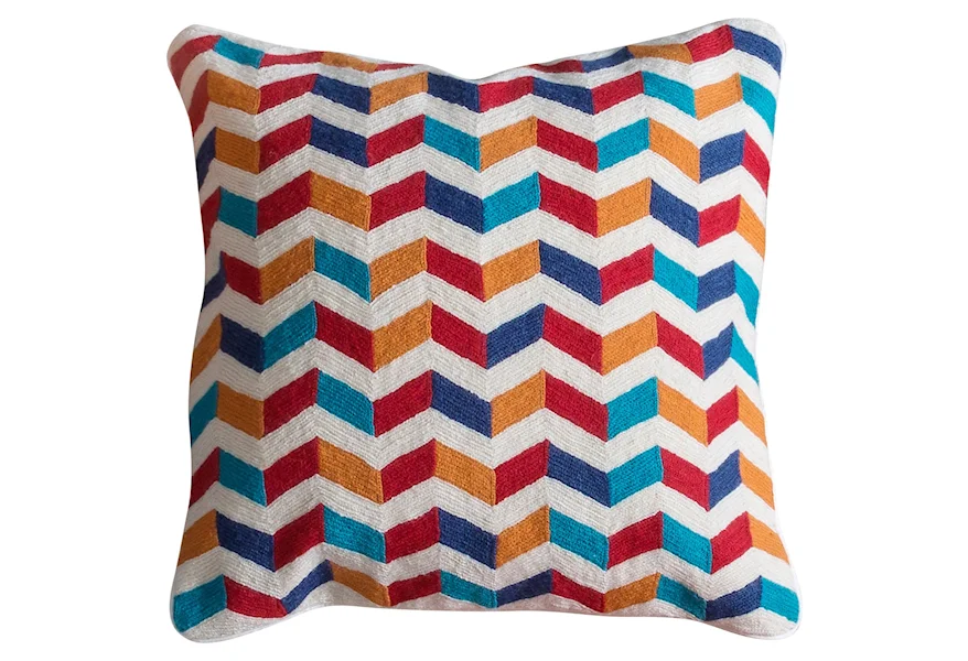 Accessories Multi-Colored Accent Pillow by StyleCraft at Alison Craig Home Furnishings