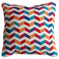 Chevron Multi-Colored Pillow 