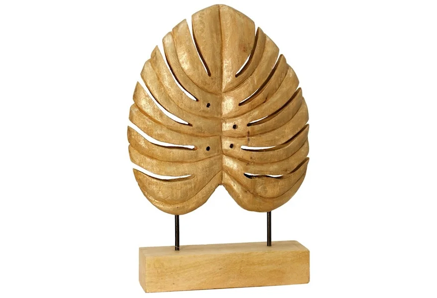 Accessories Carved Wood Leaf by StyleCraft at Alison Craig Home Furnishings