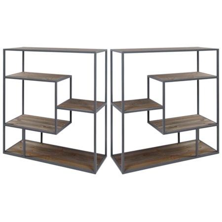 Set of 2 Bookcases