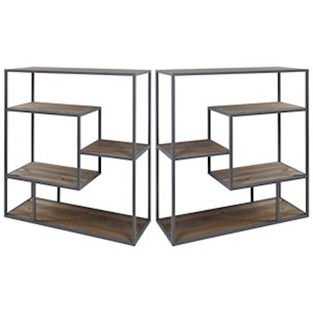 Set of 2 Bookcases
