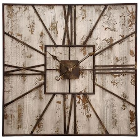Rustic Wall Clock