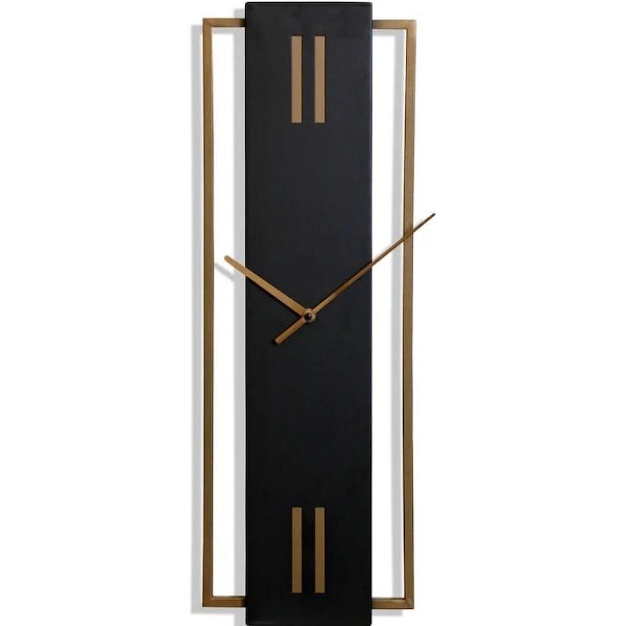 StyleCraft Clocks Mid Century Metal Wall Clock
