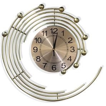 Brass Metal Wall Clock