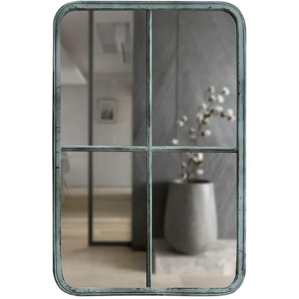 StyleCraft Mirrors Weathered Metal Wall Mirror