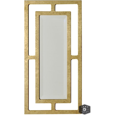 Double-Framed Beveled Mirror