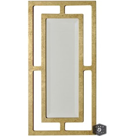 Double-Framed Beveled Mirror