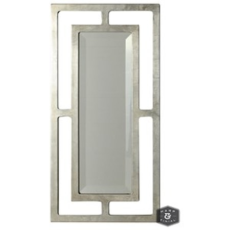 Double-Framed Beveled Mirror