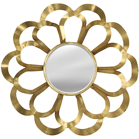 Round Metal Wall Mirror