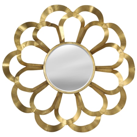 Round Metal Wall Mirror