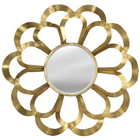 Round Metal Wall Mirror