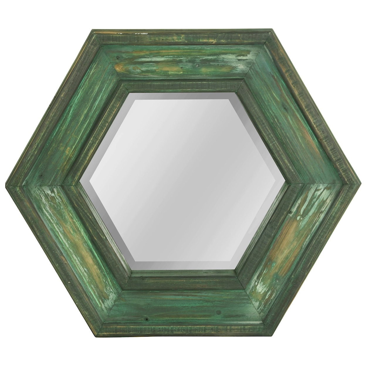 StyleCraft Mirrors Hexagonal Wall Mirror