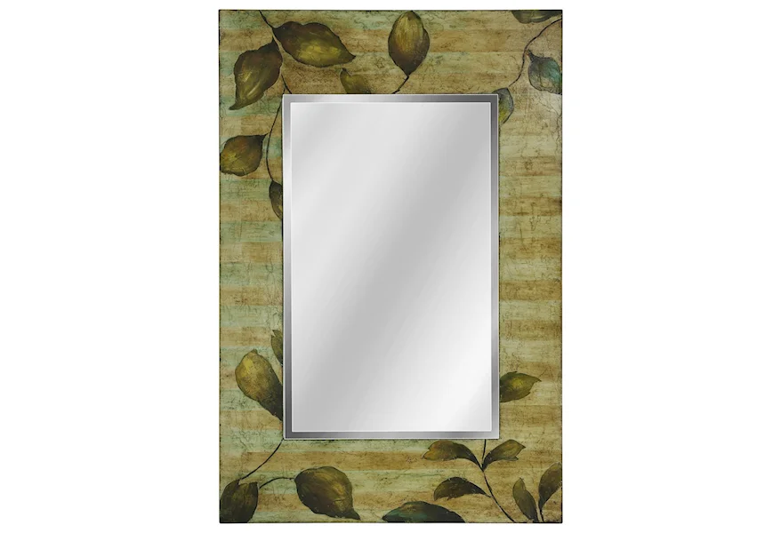 Mirrors Hand Painted Foil Wall Mirror by StyleCraft at Esprit Decor Home Furnishings