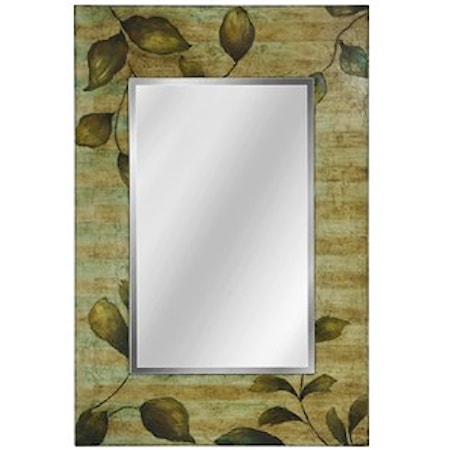 Hand Painted Foil Wall Mirror