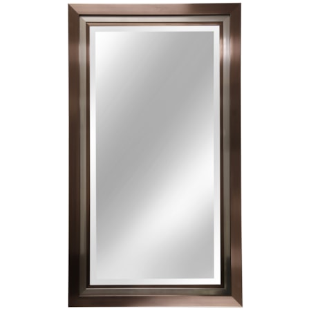 Dark Bronze Triple Framed Mirror