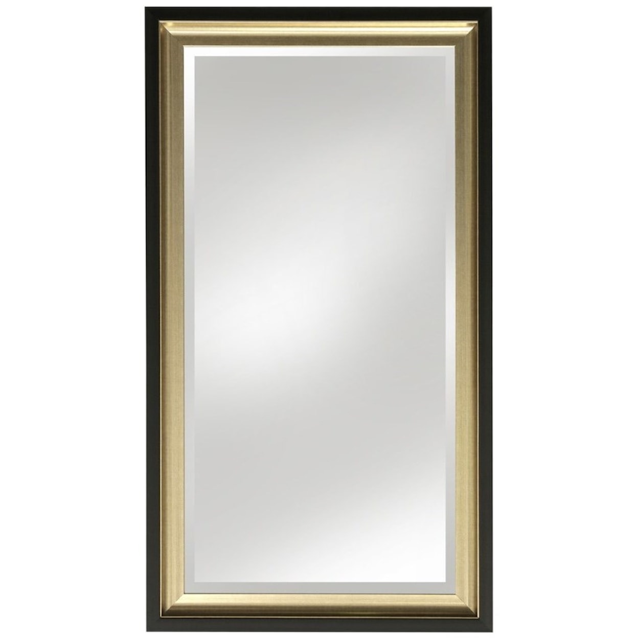 StyleCraft Mirrors Black and Gold Framed Mirror