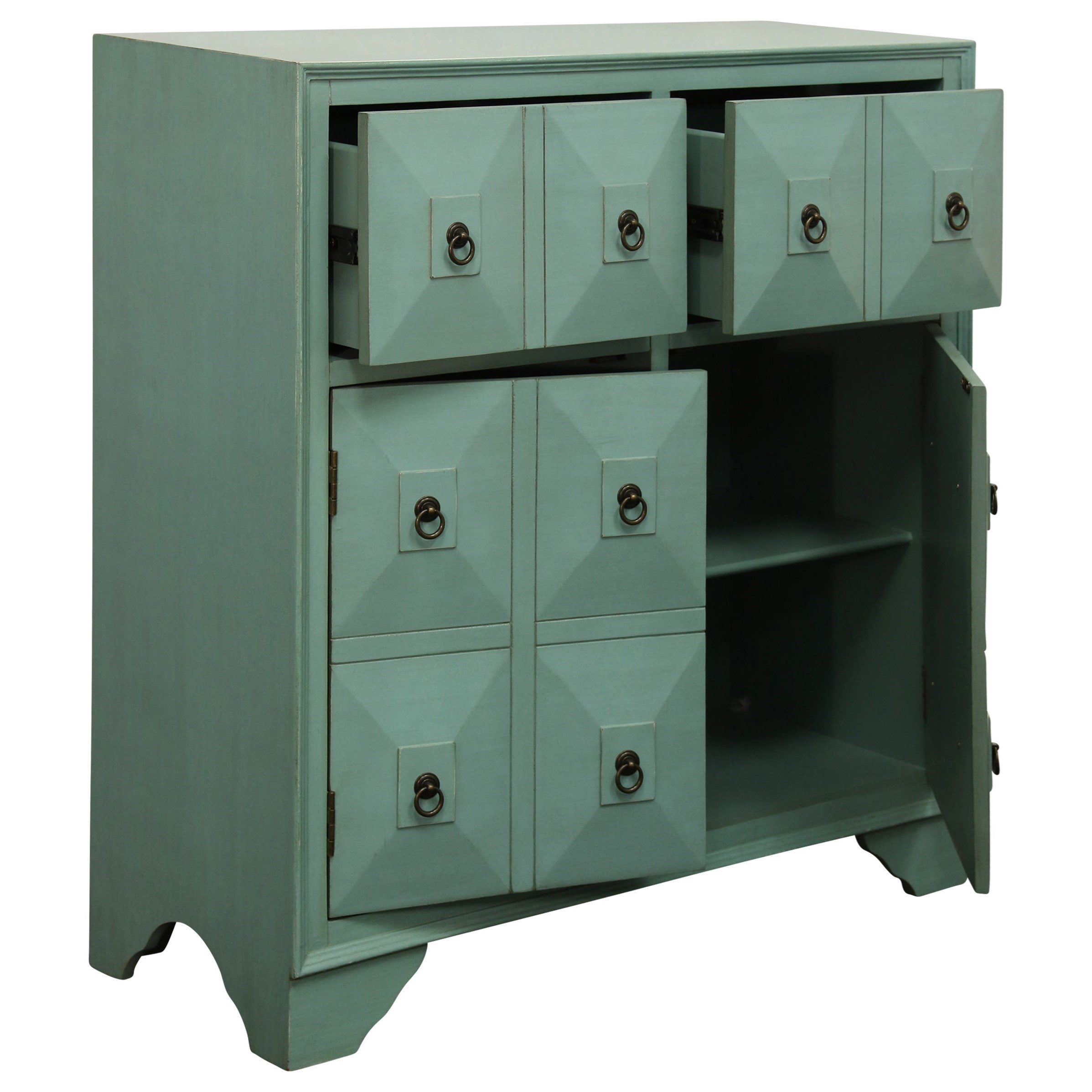 StyleCraft Occasional Cabinets 2 Drawer 2 Door Chest