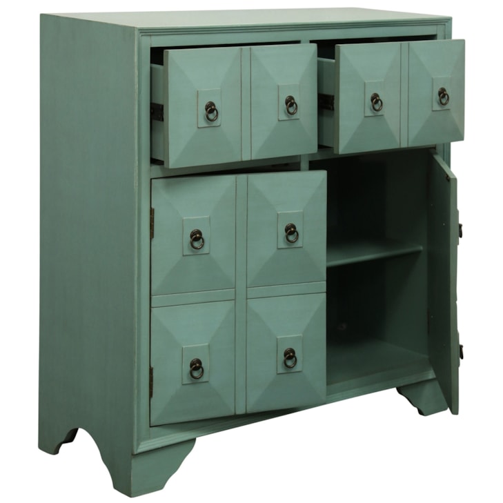 StyleCraft Occasional Cabinets 2 Drawer 2 Door Chest