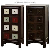 Accent Chest with Reversible Drawer Fronts