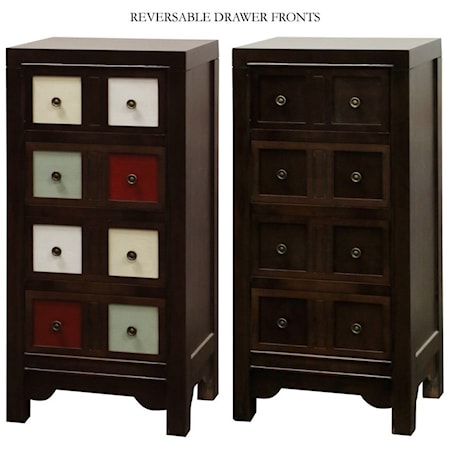 Accent Chest with Reversible Drawer Fronts