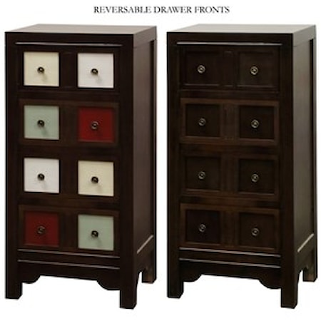 Accent Chest with Reversible Drawer Fronts