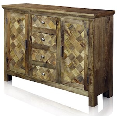 2 Door 4 Drawer Sideboard