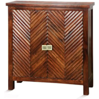 Red Mahogany 2 Door Cabinet