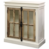 Tucker Accent Cabinet with Glass Doors