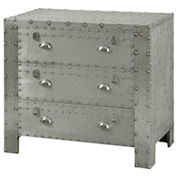 Industrial 3 Drawer Chest