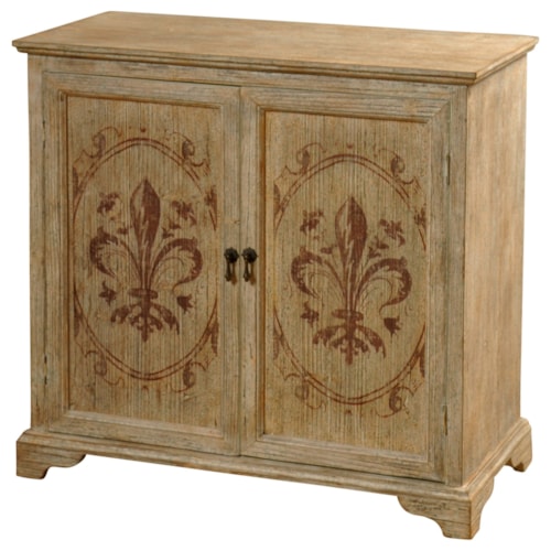 Solid Fir Wood 2 Door Cabinet