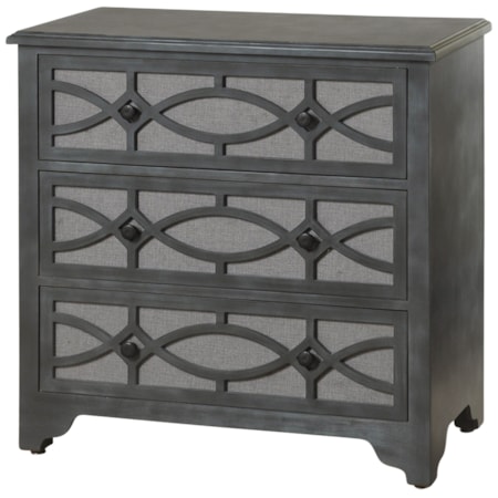 3 Drawer Wooden Chest