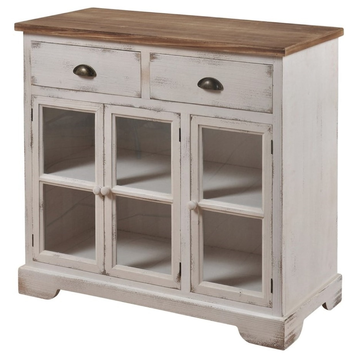 StyleCraft Occasional Cabinets Shabby Chic 3 Door 2 Drawer Cabinet