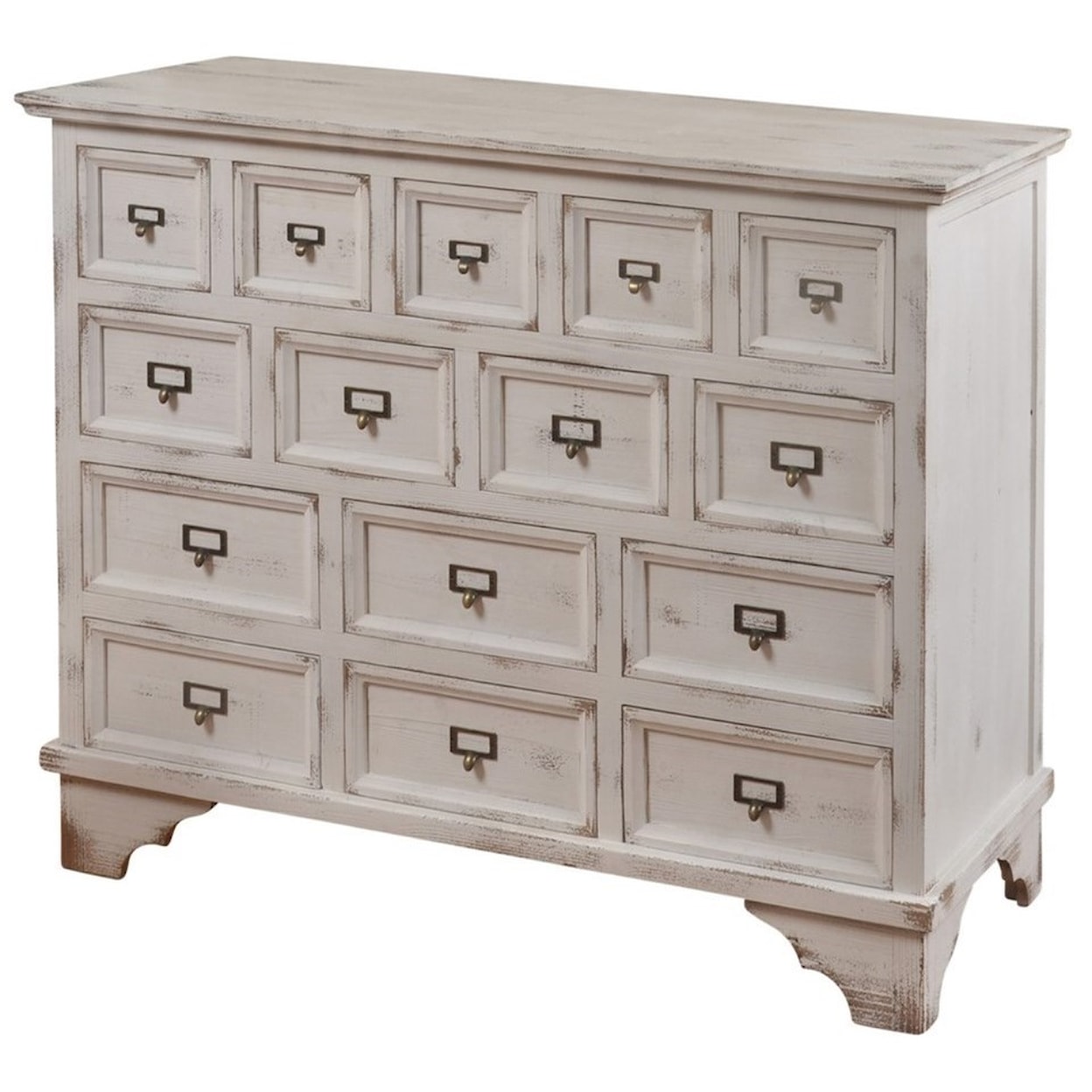 StyleCraft Occasional Cabinets Shabby Chic Apothacary Cabinet