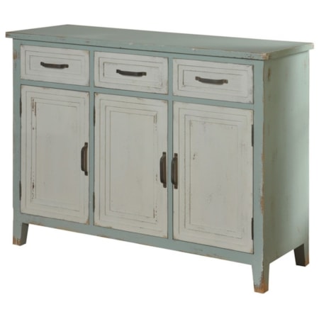 3 Drawer 3 Door Credenza