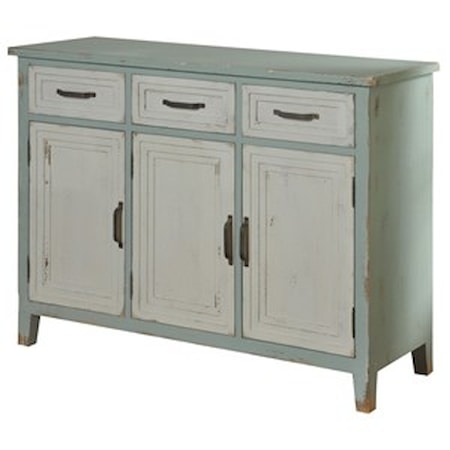 3 Drawer 3 Door Credenza