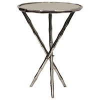 Round Metal Accent Table