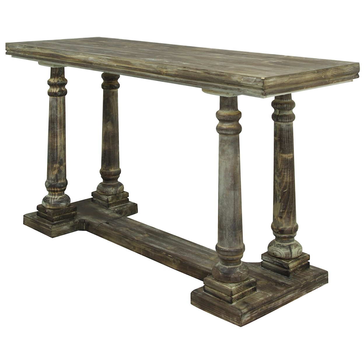 StyleCraft Occasional Tables Classic Console Table Of Driftwood